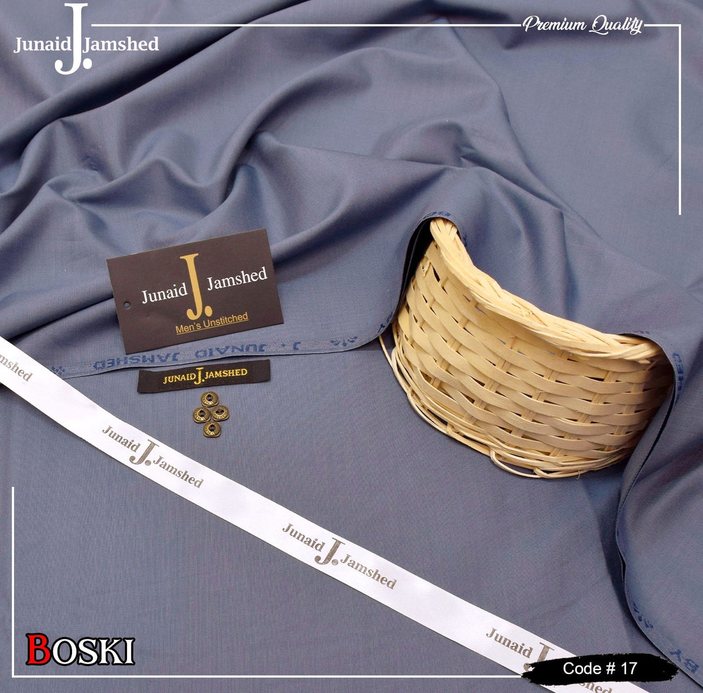 Cool Grey – J. Junaid Jamshed Summer 2025 Understated Class
