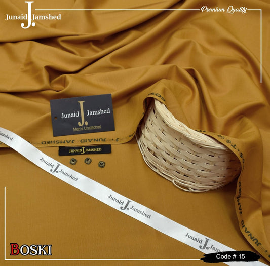 Golden Brown – J. Junaid Jamshed Summer 2025 Luxurious Warmth