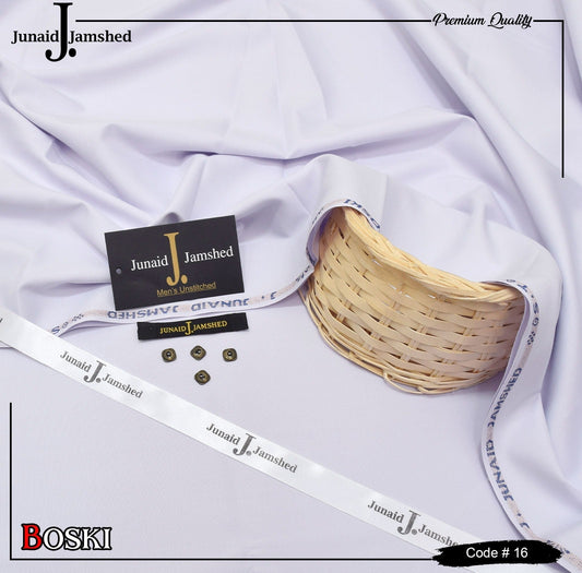 Simple White – J. Junaid Jamshed Summer 2025 Timeless Purity
