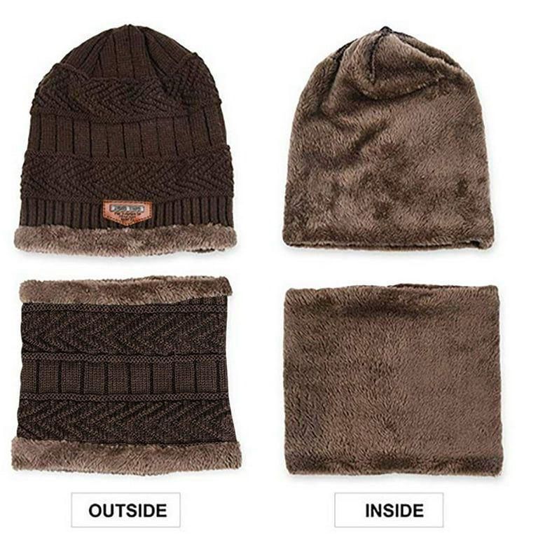 Beanie Wool Cap With Neck Warmer. Full Set-2 Pieces